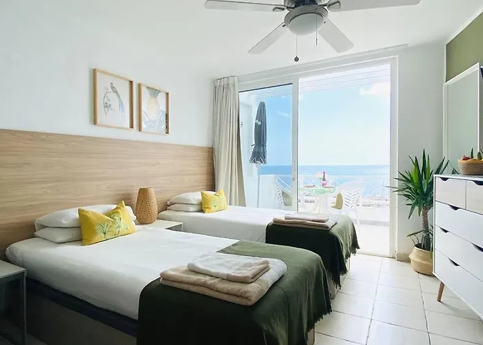 아파트 Beautiful 'studio Verde' With Panoramic Sea Views